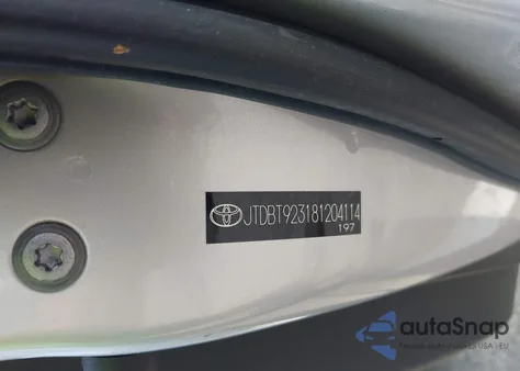 2008 Toyota Yaris z USA, uszkodzony, nr VIN JTDBT923181204114